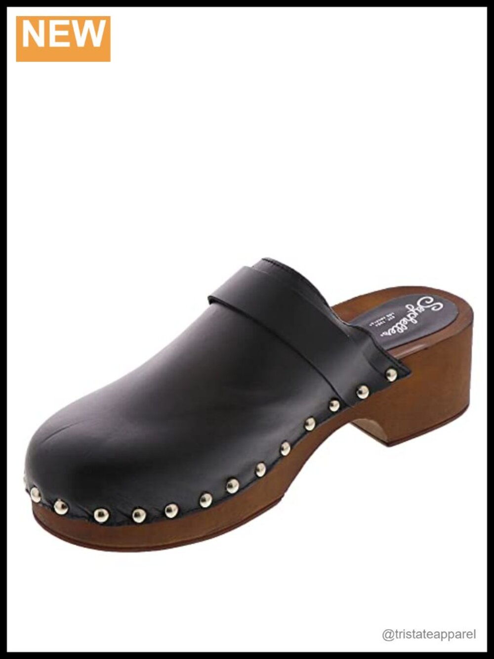 Seychelles Leather Clog Block Heel Closed Toe Slip-On Casual Made in Italy - Picture 4 of 6